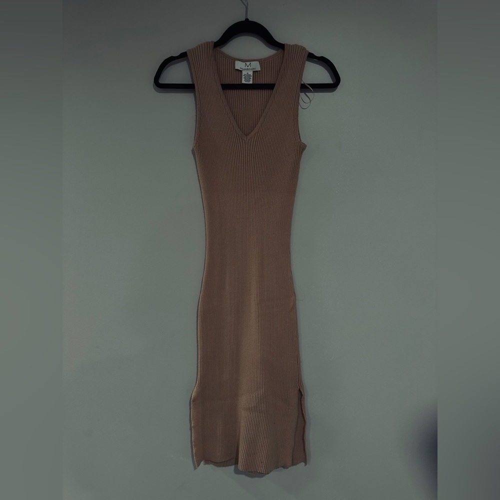Magaschoni ribbed bodycon dress🤎✨